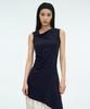 Anggae Unbalanced Mini Dress Navy