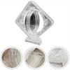 2pc Commemorative Coins Protection Box Acrylic Coin Display Boxes Transparent Box 40mm Bare Coins For Rotating Brackets Storage