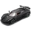 1:24 Koenigsegg Kovový Model Auta se Zvukem a Světlem, Natahovací Ozdoba Sportovního Auta.