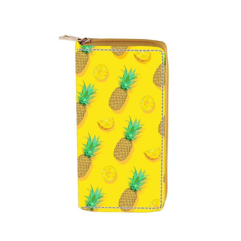 Neue Cartoon-Erdbeere lange Reißverschluss-Geldbörse, Frucht-Geldbörse