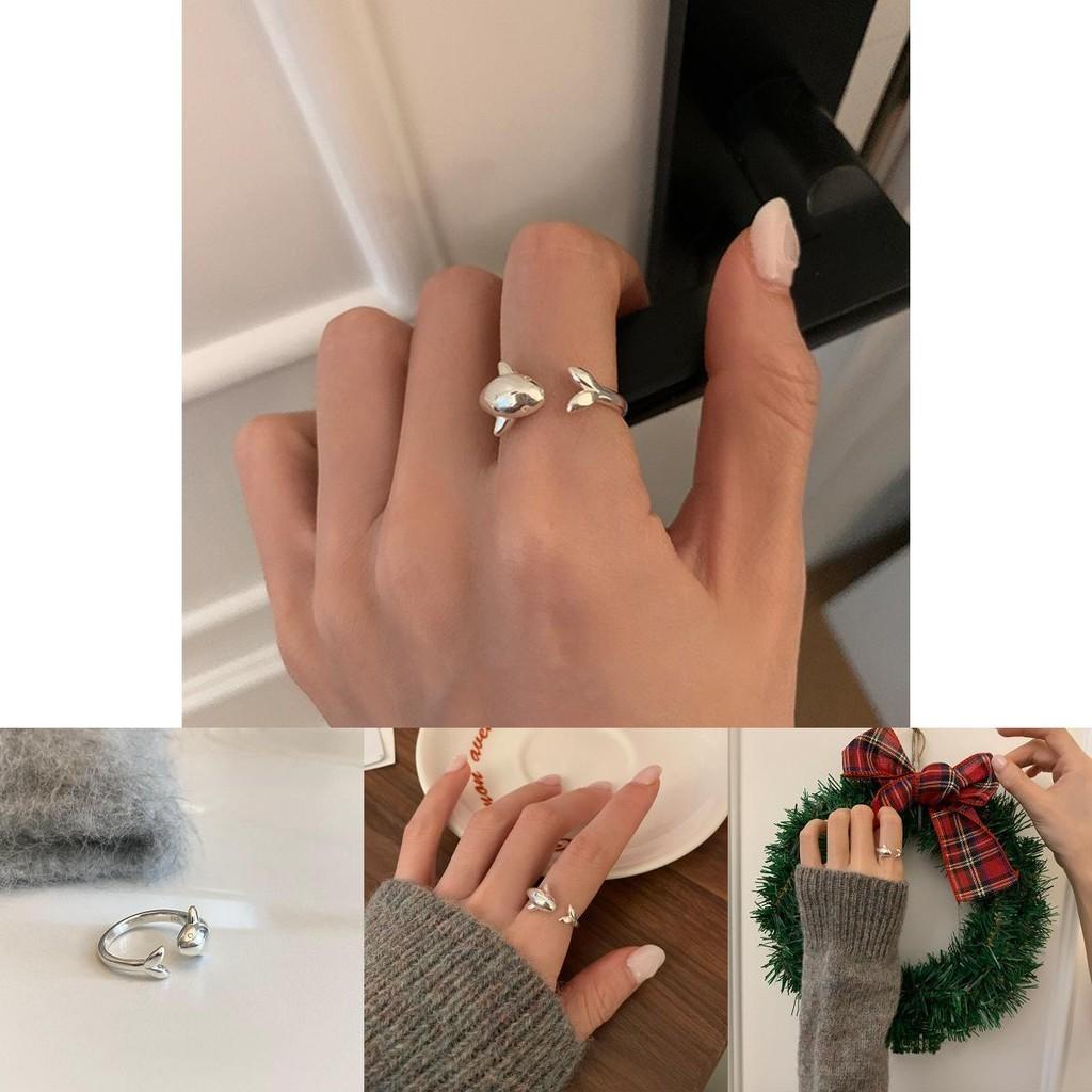 Stylish Whale Ring For Women With Adjustable Copper Design Perfect For Fashion Lovers