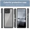 Custodia Protettiva Trasparente Colorata in TPU e Acrilico per Asus Zenfone 11 Ultra Zenfone 10 9, Cover Posteriore Anti-impronte Digitali