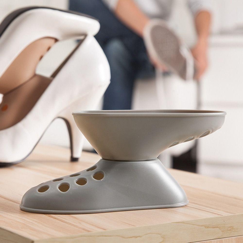 

Plastic High Heel Storage Rack Three-Dimensional Shoe Organizer Convenient Shoe Rack Living Room серый