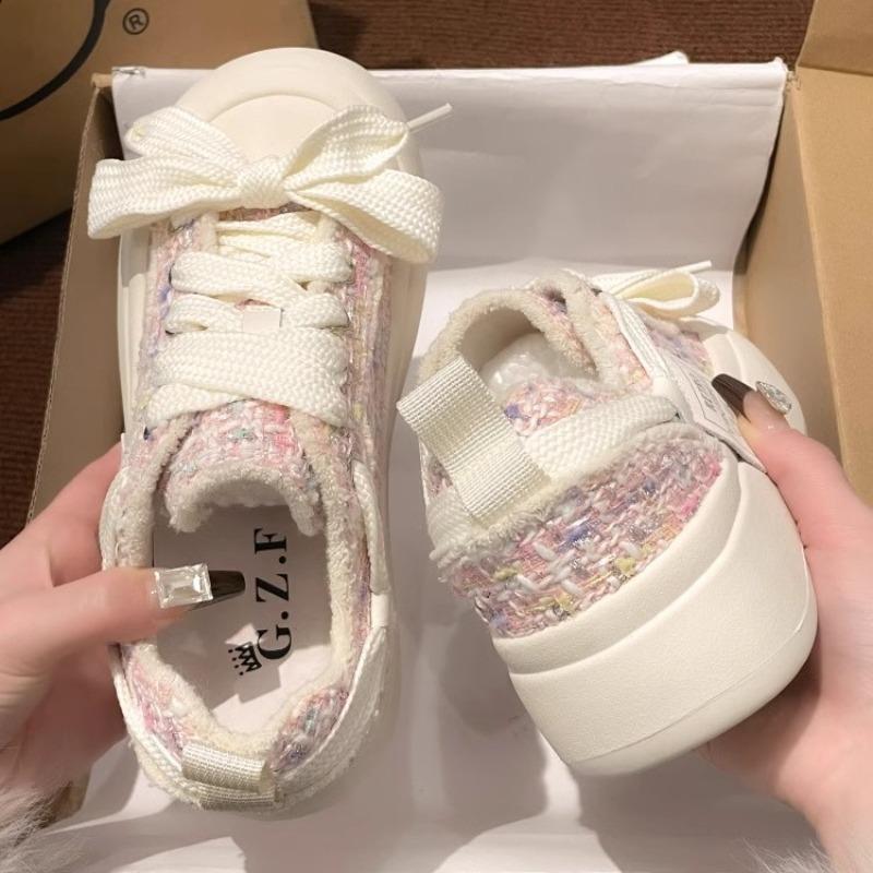 Fashion 2025Women Chunky Canvas Shoes Summer Lace-up Platform Breathable Sneakers Retro Fashion Tennis Skateboard Shoes Zapatos De Mujer