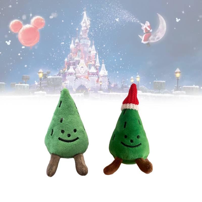 Tree Christmas Keychain Cute Decorative Plush Toy Pendant Doll Gift Decoration