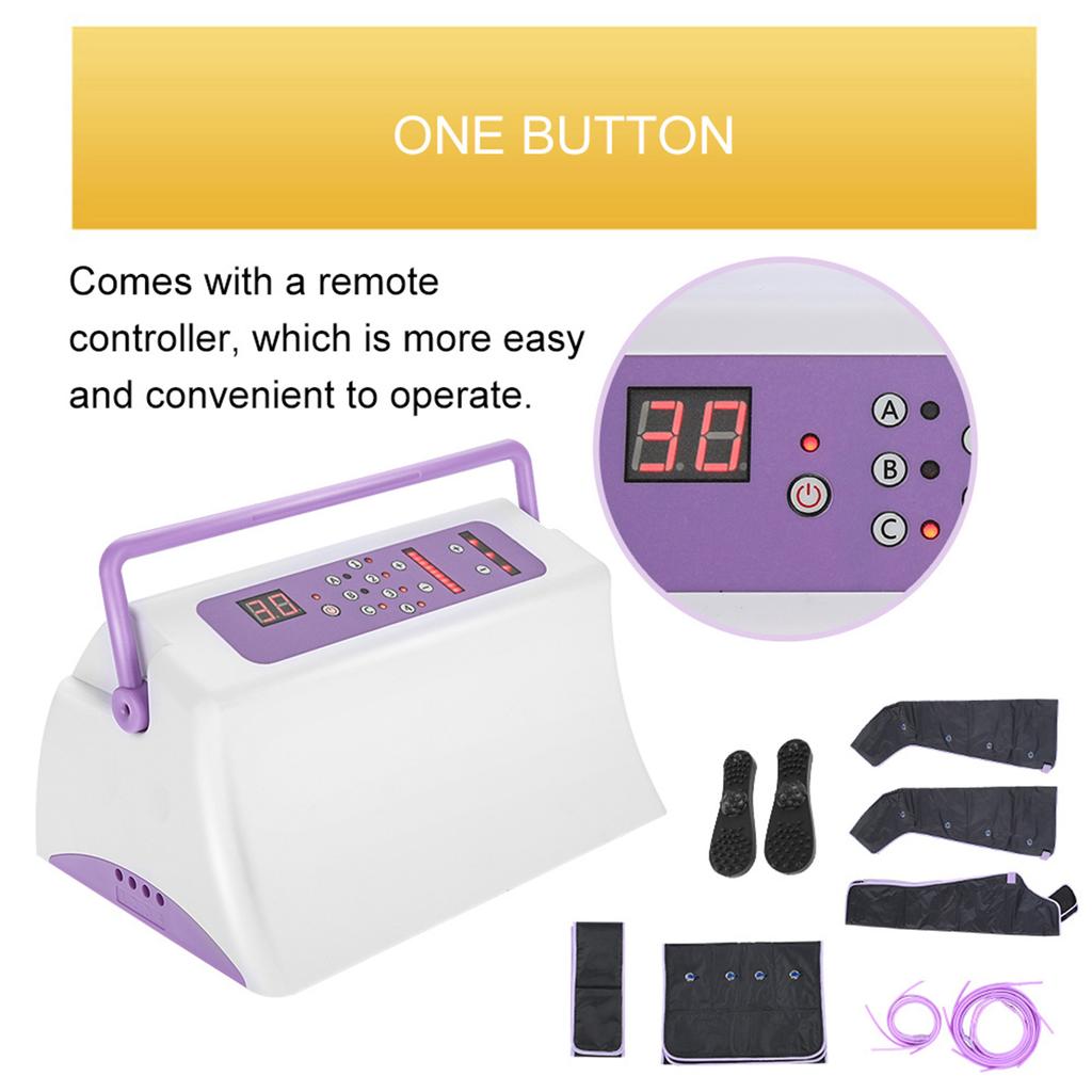 Air Circle Compression Leg Arm Cuff Body Massager Circulation Leg Wraps Therapy