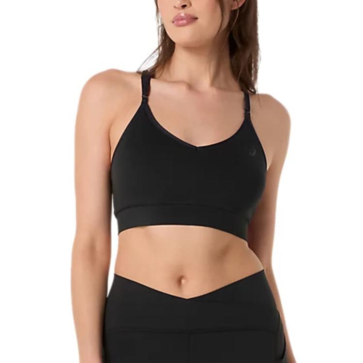 

Asics Ciclo Stretch Breathable Solid Color V-Neck Sports Bra Women underwear 2032D388-002 M