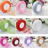 45M*2cm Polyester Sheer Chiffon Ribbon Glitter DIY Crafts Durable Wedding Decoration  Halloween
