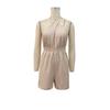 2026 Summer Elegant Cross Strap Halter Neck Backless Jumpsuit for Women