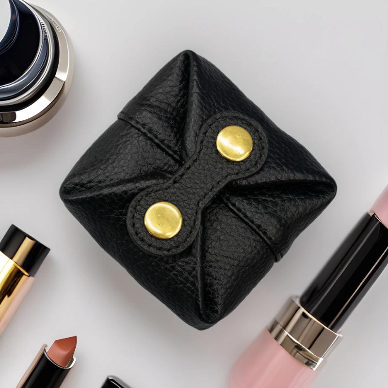 Soft Leather Mini Coin Purse - Cute Japanese & Korean Style for Earphones, Keys, Coins, Lipstick, & More