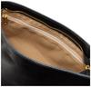 Zeha Leather Shoulder Bag, Lightweight, Multifunctional, Compact, Made in Japan, Himeji Leather, 290-9901, Black