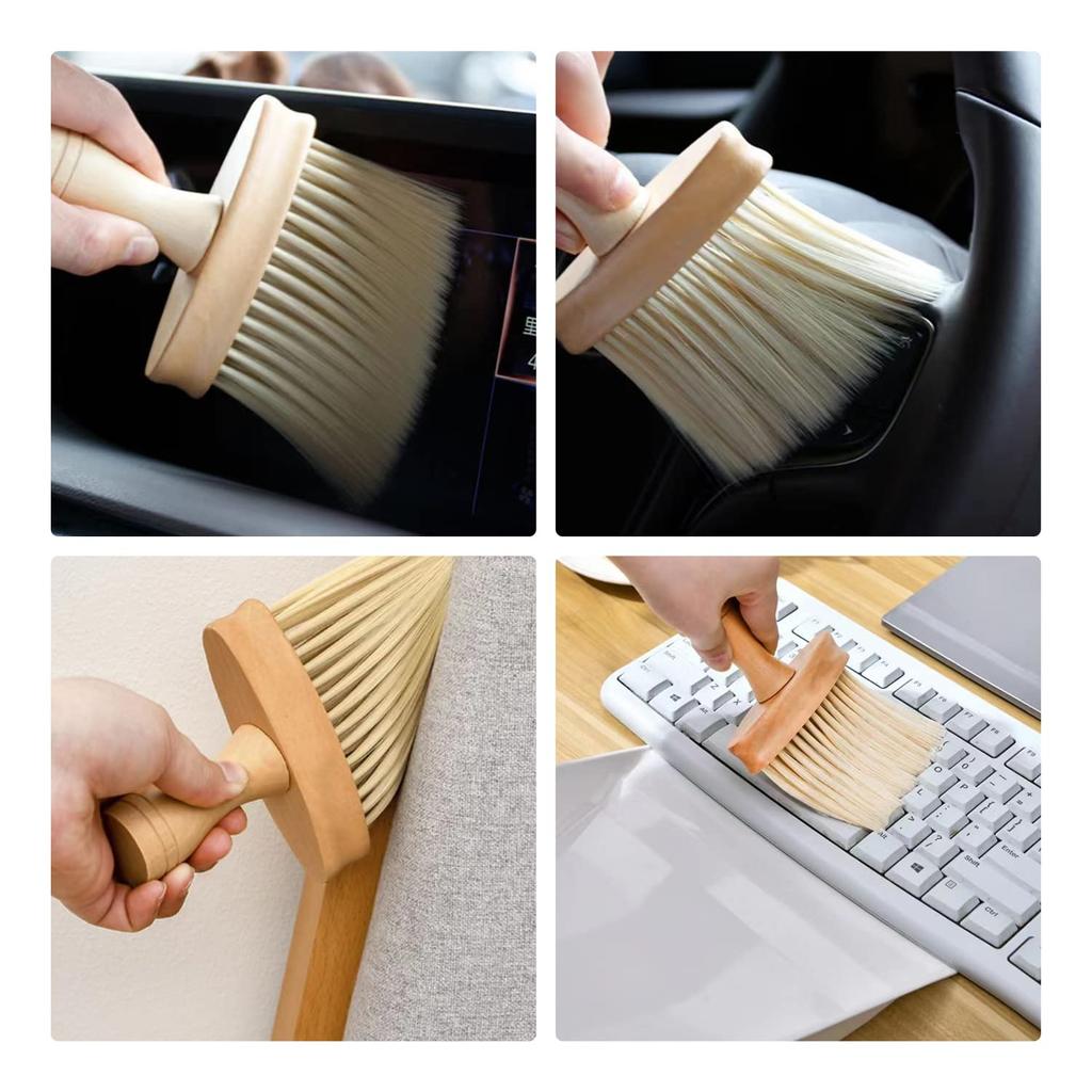 Nalaina Car Wash Brush Cleaning Brush High Density Car Interior Garbage Cleaning Crevice Cleaning