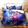New THE iDOLM@STER Cinderella Girls Starlight Stage Bedding Set Cartoon Anime three-piece set Adult Kid Bedroom Duvetcover Sets