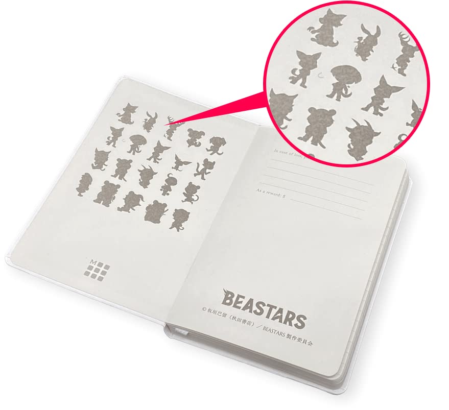 Moleskine Zákaznická edice pro Beastars/Kapesní velikost (Černá)