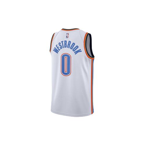 Nike X NBA Russell Westbrook Association Edition Ärmelloses Basketballtrikot Weiß 864437-100