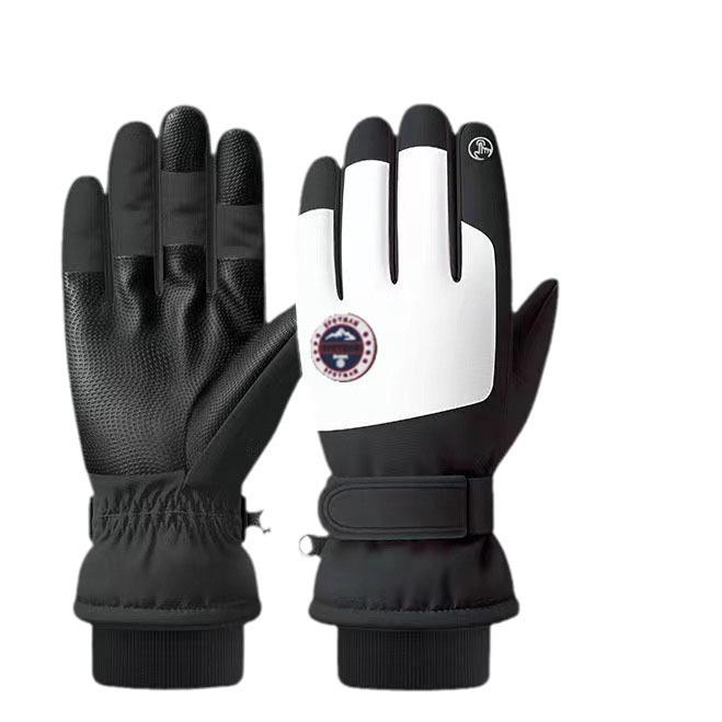 Touchscreen Windproof Ski Gloves with Warm Velvet for Men & Women – Ideal for Winter, Riding, and Mountaineering