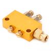 6Mm Inlet Oil Distributor Brass Material Divider Valve Piston Distributor  Industrial Machinery