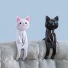 4 Stück Wäscheklammern Multifunktionale Strandtuchklammern Bettlaken Handtuch Kunststoff Winddichte Wäscheklammern Niedliche Socken Kreative Katzen