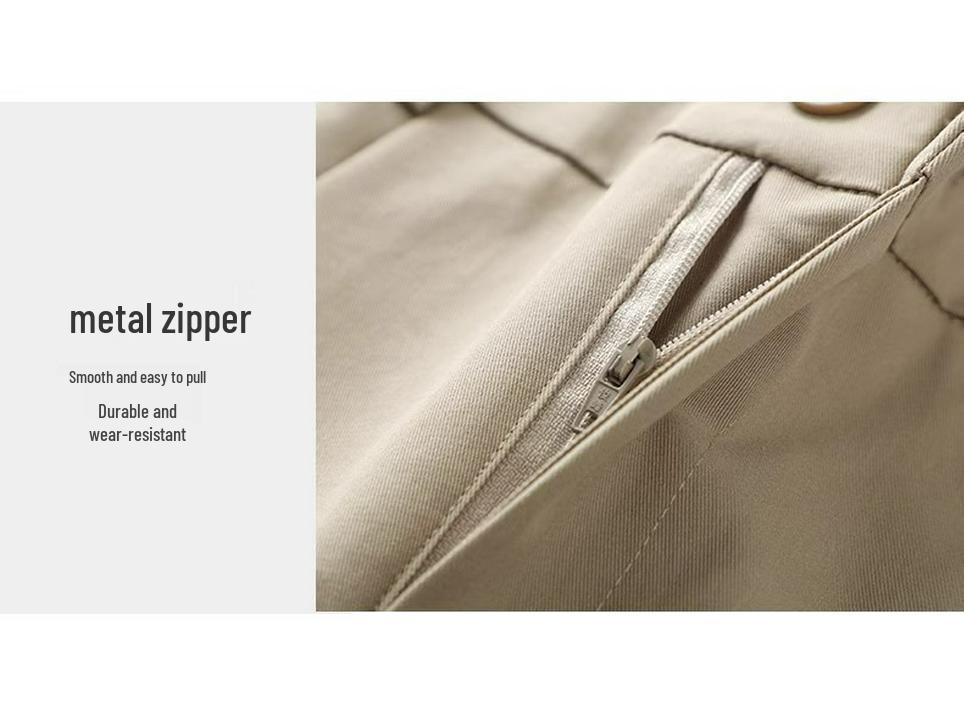 Yellow Wide-Leg High-Waisted Pants for Women - Spring/Autumn 2025 Trendy Loose Straight-Leg Style