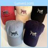 Embroidered Soft Cat Baseball Cap Adjustable Wide Brim For Women Gift Fashion