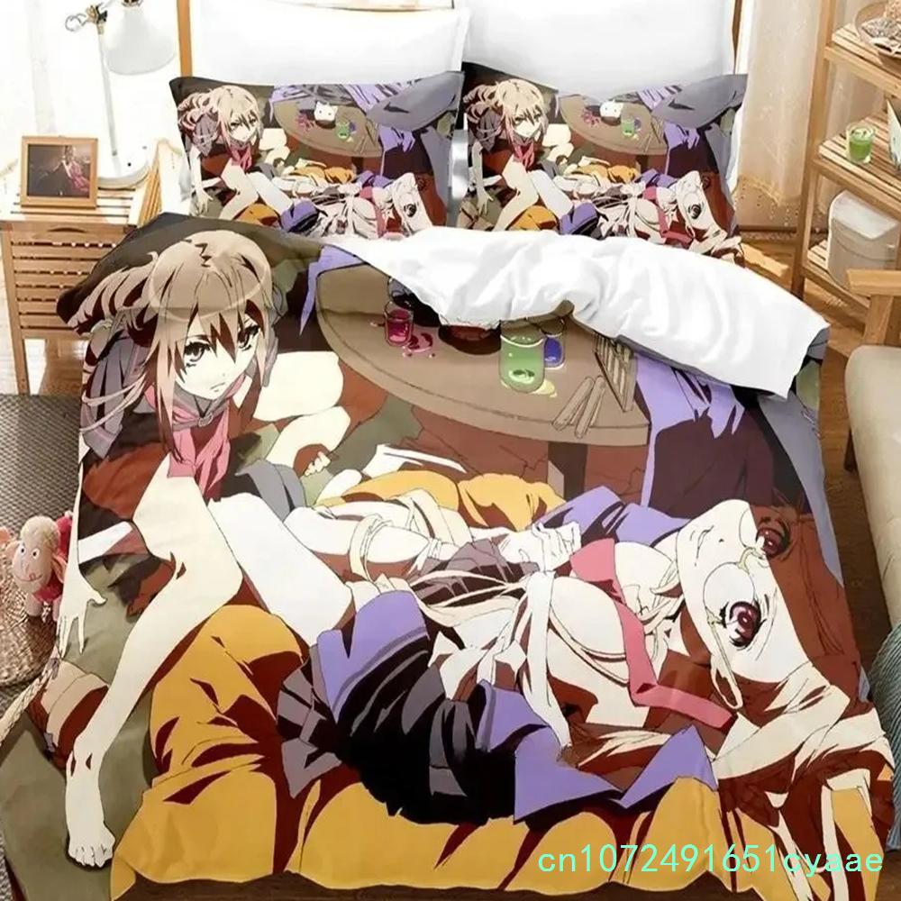Okami-san And Her Seven Companions Bedding Set Bedroom Soft Modern Bedspreads Comefortable Duvet Cover Quilt Cover Pillowcase