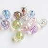 10/12mm Colorful Transparent UVAB Crystal Glitter Beads for DIY Jewelry