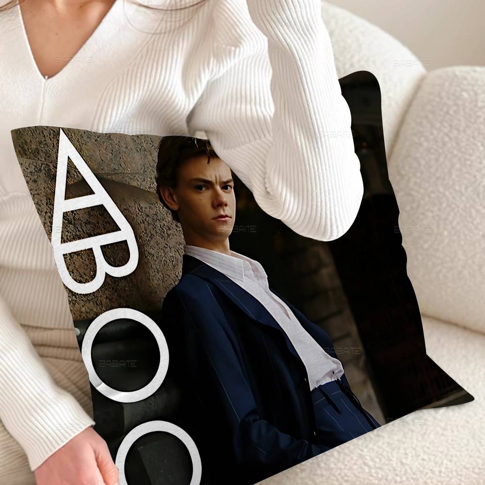 

Thomas Brodie Sangster Cushion Cover Car Throw Pillow Case For Sofa Car Christmas Gift 40x40cm 45x45cm 30x30 cm