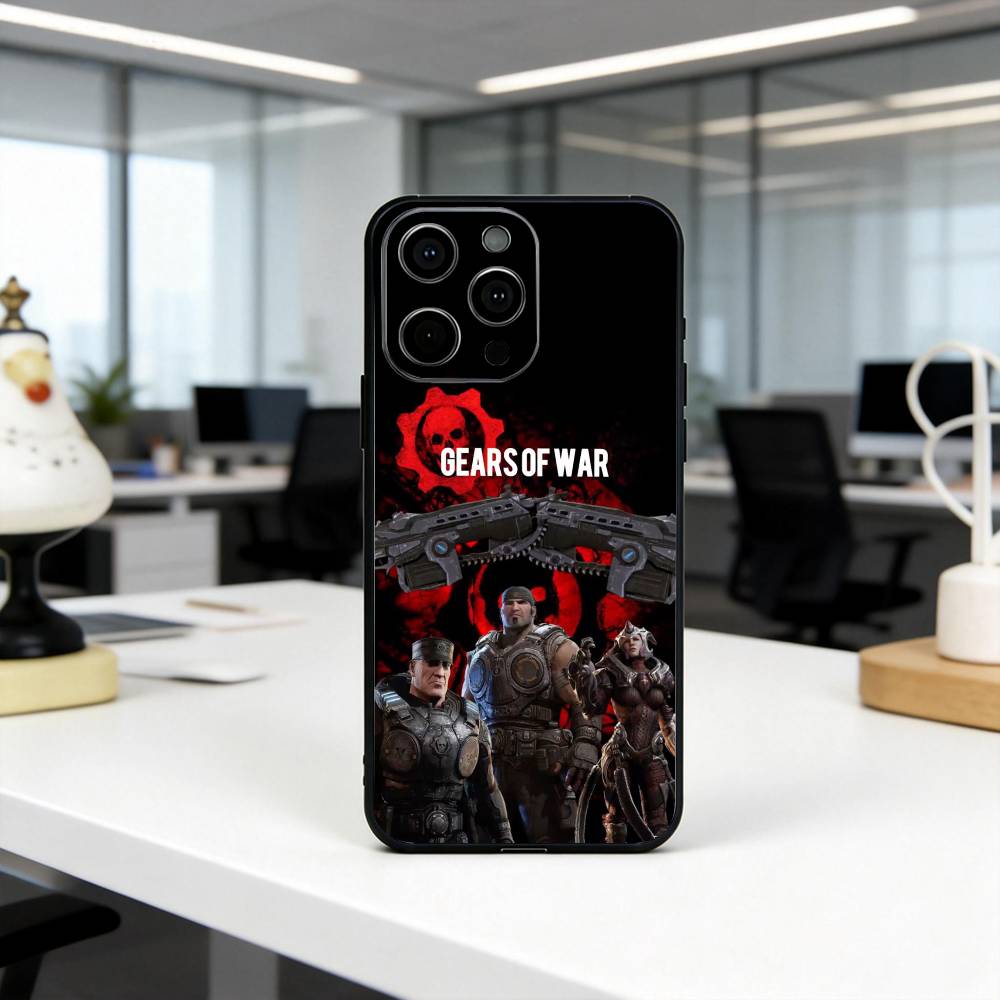 Game G-Gears Of W-War-es Phone Case For iPhone 17, 16,15,14,13,12,11 Plus,Pro Max, Others Soft Black Cover