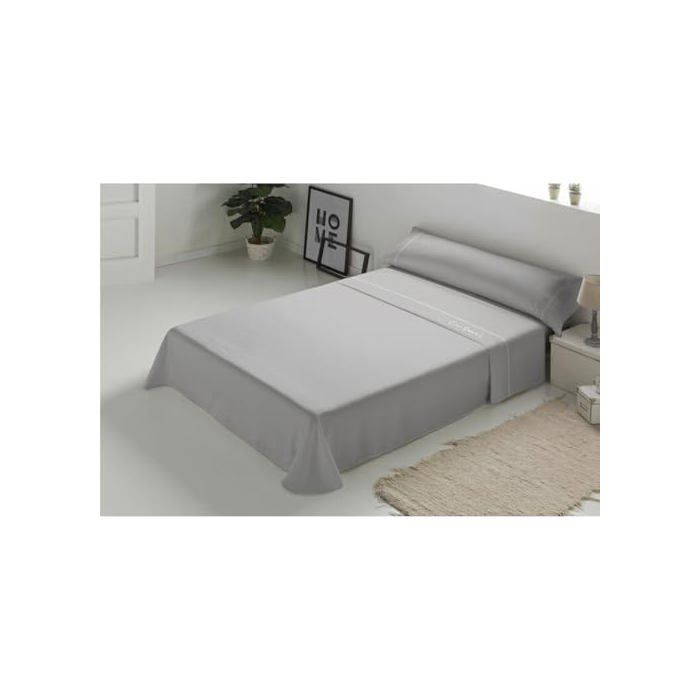 Parure de lit - Pierre Cardin - Arcadia - Gris - Lit de 160 cm - Multicolore - Uni - 27x27x7 cm