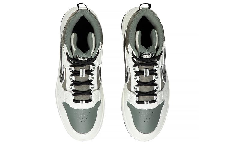 Li Ning Mountain Plain Textile, Synthetic Leather Slip Resistant, Abrasion Resistant, Lightweight High top AGCS241-2