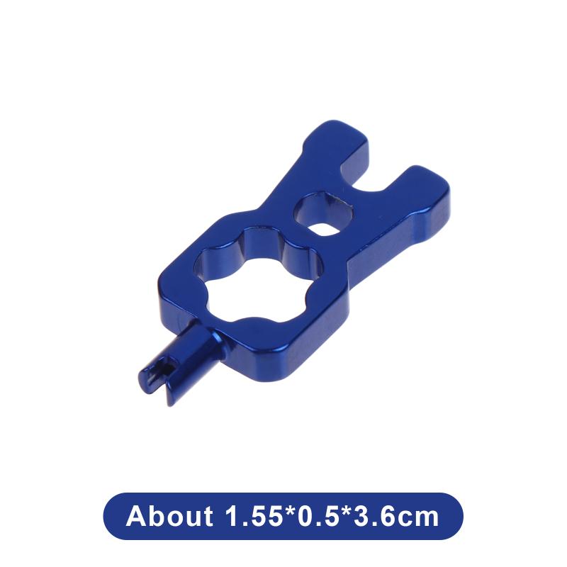 Bicycle Tire Valve Core Tool Lightweight Easy Operate Nozzle Disassembly Wrench 1Pcs for Home Bike Daily Maintenance