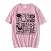 Tričko s potiskem Yungblud Unisex WoUnisex Oversize Tričko s krátkým rukávem Tričko s krátkým rukávem Hip-hopové tričko Grafika Unisex trička Streetwear