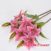Single Realistic Long Branch Lily Flower For Wedding And Decoration Home