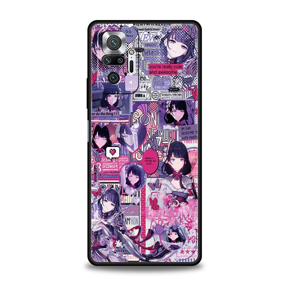 Genshin Impact Para Xiaomi Redmi Note 11 10 8 Pro Funda 10S 9S 9 9T 8T 9C 9A 8A 7 K40 Gaming K50 11T 5G Cubierta de Teléfono Parachoques Suave