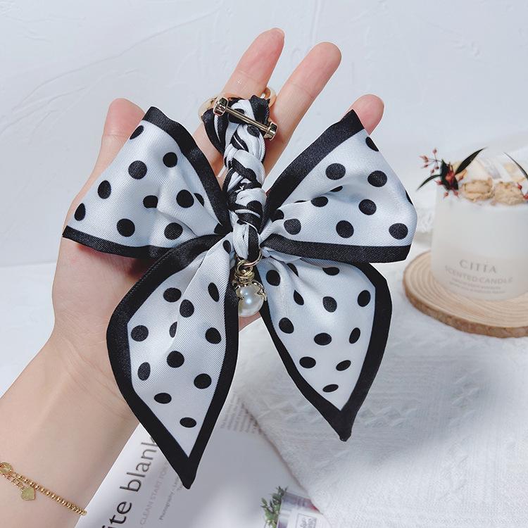 

Тканый шарф-бант брелок - Модное автомобильное кольцо и женский кулон для сумки