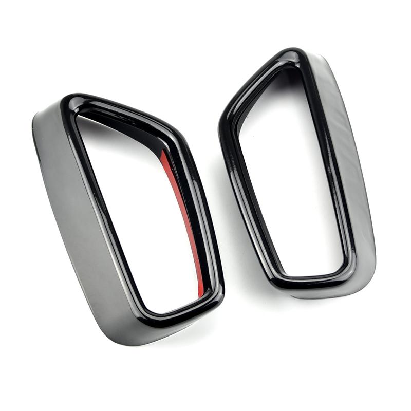 For BMW 5 Series G30 G31 2018- Stainless Steel Black Car Exhaust Pipe Cover Stickers Exterior Modification Car Accessories