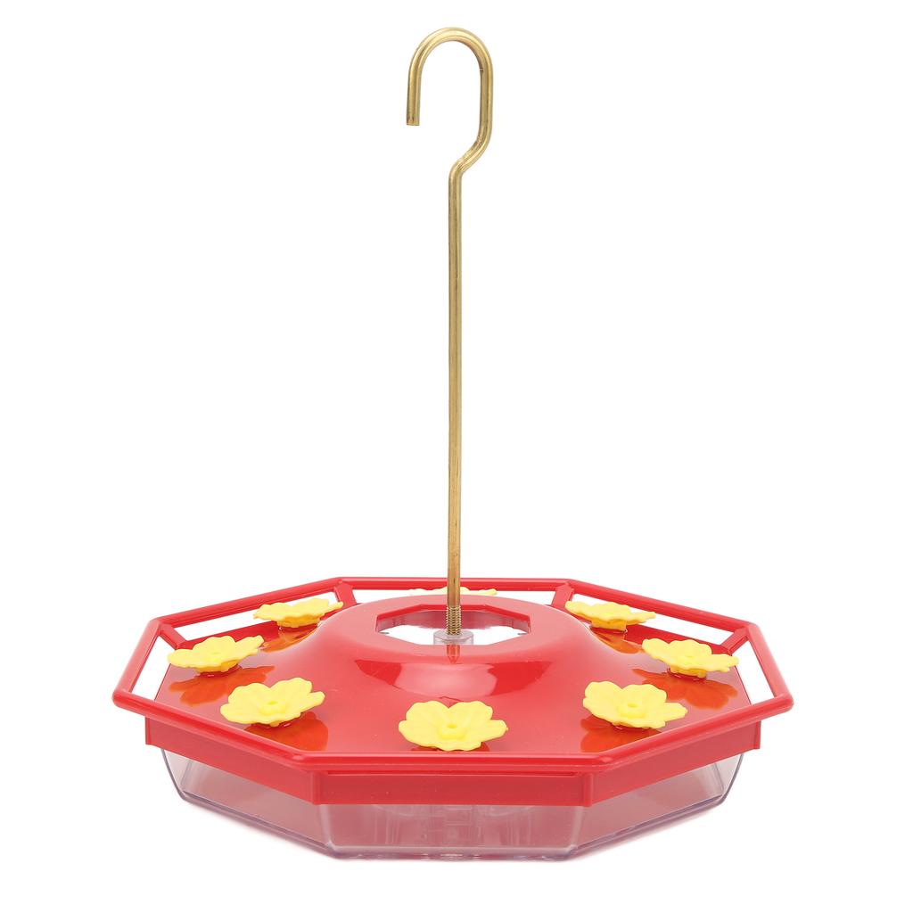 8 Yellow Flower   Feeder Plastic   Feeder with Copper Hook for Outdoors Hanging