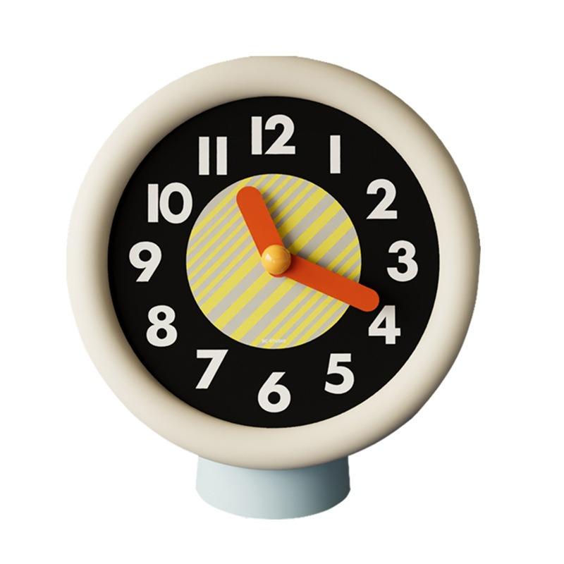 Luxury Table Clock Silent Aesthetic Desk Clocks Modern Decorative Tabletop Watch Living Room Desktop Watches Table Decorations