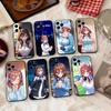 Anime Miku N-Nakano Handyhülle Für iPhone 17,16,15,14,13,12,11 Plus,Pro Max,XS,Weiche Silikon Schwarze Hülle