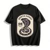 North Coast Cobra Print Tee Dana Point Calif Retro Casual Top Pure Cotton T-shirt