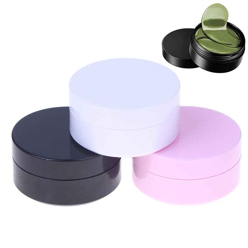 100g leeres Weithalsglas mit Löffel – Flacher Reisebehälter für Augenmasken, Körpercreme und Lotion