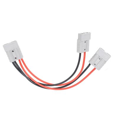 600V 50A Electric Forklift Charging Plug Cable PC Shell Copper Pin Battery Charger Connector 6 To 12 AWG