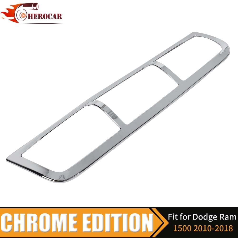3rd Third Brake Light Tail Light Lamp Cover Trim for 2010-18 Dodge RAM Chrome