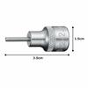 TONE Hexagon Socket HP2H-02 Drive Angle 6.35mm (1/4") Width Across Flats 2mm