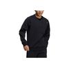 Adidas Loose Fit Sports Pullover Sweatshirt With Zip Pockets Men Tops Black H39295