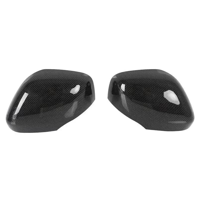 For Nissan Armada Patrol Y62 2017 2018   ABS Car Rearview Side Mirror Cover Wing Cap Exterior Door Trim Adhesive Sticker