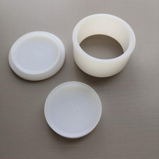Soap Mold 3D Bath Salt Ball Mold Non-Stick 6.35CM/5.8CM Diameter Shampoo Press Bar