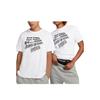 × Drake Nocta Collection Slogan Print Round Neck Short Sleeve T-Shirt Unisex Tops White DO2837-100