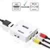 1080P HDMI-compatible To RCA AV Adapter RCA AV To HDMI-compatible CVSB LR Video Composite AV Scaler Converter for PC TV Xbox PS3