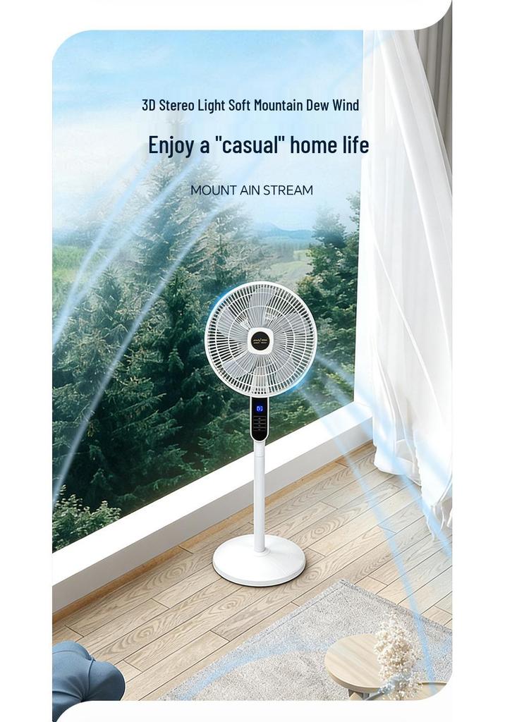 Ventilatore a Pavimento Xiaxin da 16 pollici - 8 Velocità, Telecomando Smart, Flusso d'Aria Ampio e Silenzioso